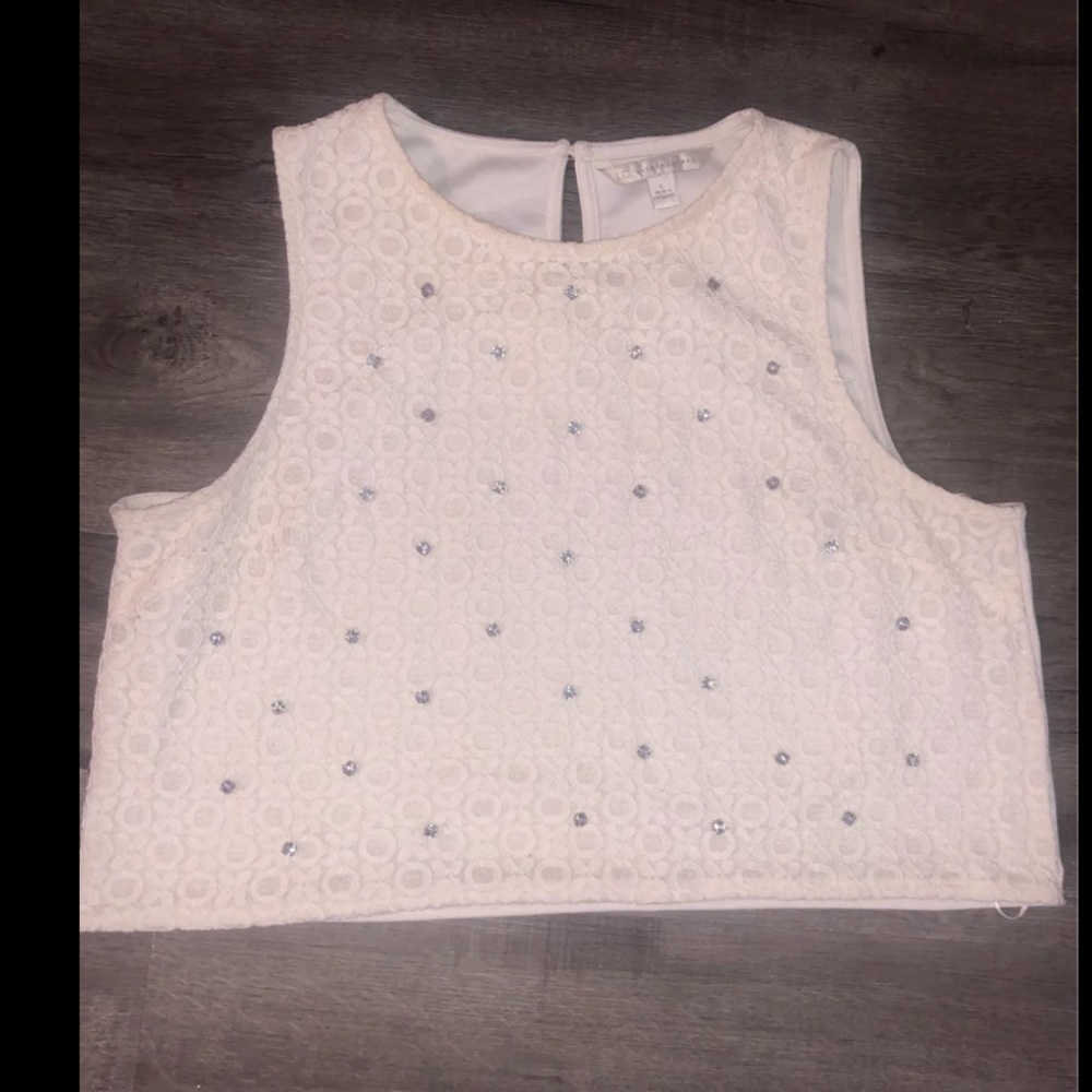 White Crop Top